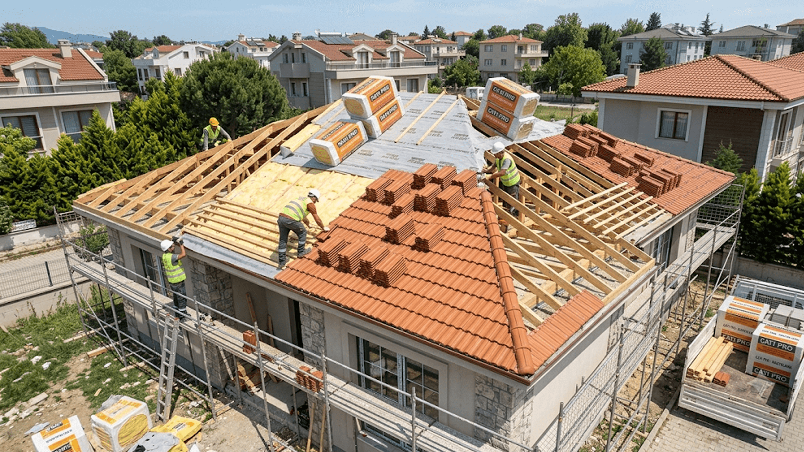 Çatı imalatı ve yalıtımı